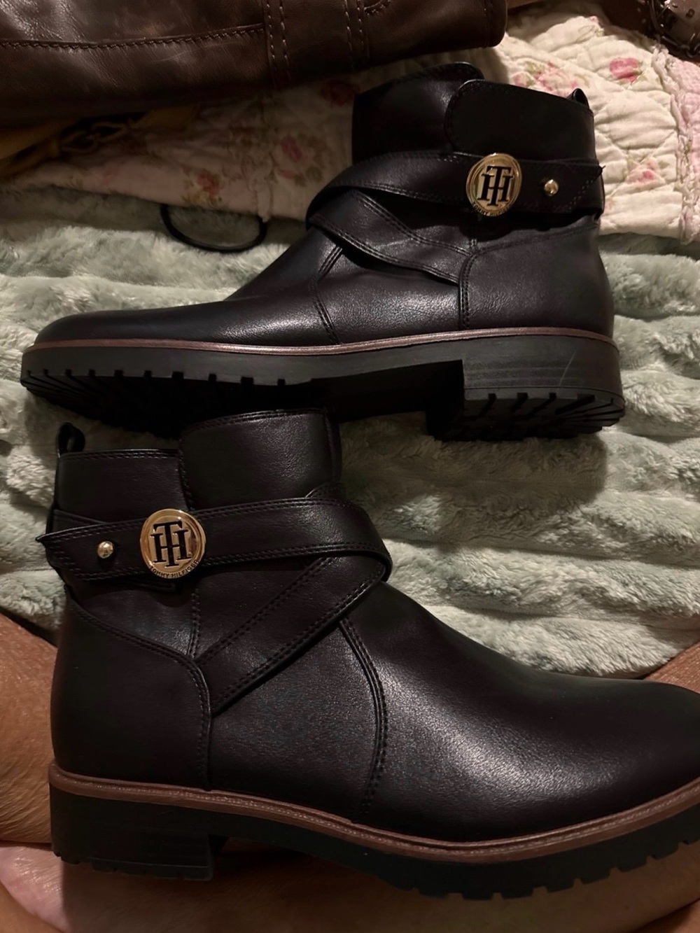 Tommy Hilfiger boots! New never worn!!